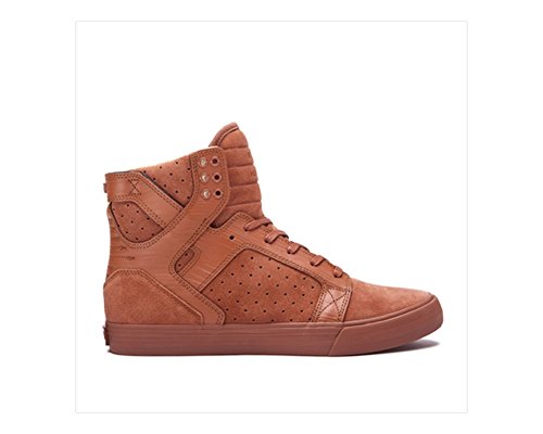 Supra Men's Skytop '18 Shoes,Size 13,Brown Patina