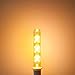 HERO-LED T9-DSGT-6W-WW22 Dimmable Gold Tint T9 E26/E27 6W Tubular Style LED Vintage Antique Filament Bulb, 60W Equivalent, Ultra Warm White 2200K (Amber Glow), UL-Listed, 4-Pack