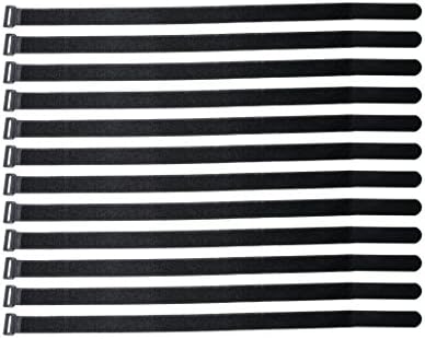 Starrey 25X600mm Self Adhesive Black Hook and Loop Hook & Loop fabric fasten multipal size options