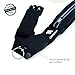 Running Belt (Large) with Personal Alarm for Runners Safety Including Flexible and Stretchy Waist Pack for iPhone/ Smartphone, Keys and Belongings (Patent Pending)
