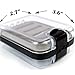 Elixir Outdoor Adventure Waterproof Multiple Compartments Fly Fishing Tackle Lure Box Case, 3.8 x 2.8