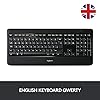 Logitech-K800-Illuminated-Wireless-Keyboard-Black-M330-Silent-Plus-Wireless-Mouse-24-GHz-with-USB-Nano-Receiver-1000-DPI-Optical-Tracking-3-Buttons-Black Logitech K800 Illuminated Wireless Keyboard, AZERTY French Layout
