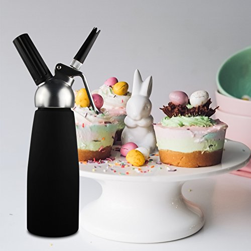 image for Sivaphe Cream Whipper Gourmet Whip Culinary Aluminum Threads Whipped C