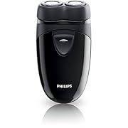 Norelco Travel Men’s Shaver with Close-Cut Technology and Independent Floating Heads, Self-Sharpening Blades, 2 x AA…
