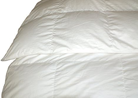 400 Thread Count Canadian Hutterite White Goose Down Duvet/Comforter - 850+ Fill Power (4 Seasons, King)