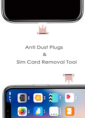 Iplus 5 Pack Anti Dust Plugs Sim Card Tray Removal Tool 2 In 1 Design Compatible For Apple Iphone 7 8 Plus X Xr Xsmax Ipad With Easy Storage Case 5pack Pricepulse