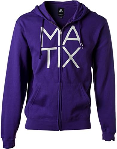 MATIX Skateboard Sweatshirt MONOSTACK ZIP HOODY PURPLE Size Extra Large