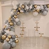 155Packs DIY Grey Balloons Garland Arch