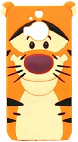 HTC One M9 Plus Case HTC One M9 Plus Silicone Case,Bat King 3D Cute Cartoon Tiger Tigger Soft Silicon Gel Rubber Case Cover Skin for HTC One M9 Plus(Tiger)