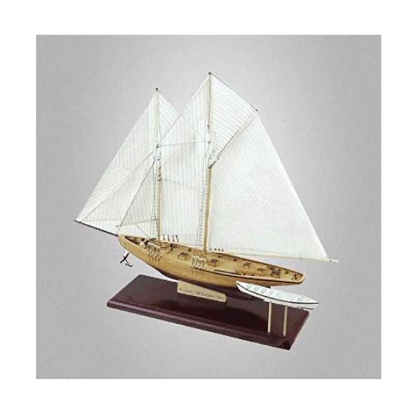 Außen Dekorationen for Segelboote Modell 1:81 Segelboot Modell DIY Segelboot aus Holz Holz Schiffs-Modell-Bausätze for… – Bild 4