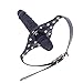 FST Double-Cock Dildo Penis Mouth Gag Mouth Plug Penis Gag with Multi-Function Oral Fixation Mouth Stuffed Bondage Leather Strap On BDSM Adult Sex Toy