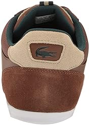 Lacoste Men's Chaymon Sneaker, Dark Brown/Dark