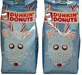 Dunkin' Donuts White Chocolate Peppermint Ground Coffee (11 oz.) (PACK OF 2)