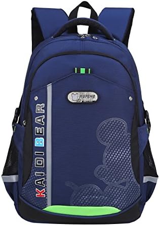 Hyundly Reflective Strip Teen Girls Boys School Men Women Backpacks For Middle School Bookbag And Traveling Daypack (dark blue)