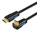 HDMI 2.0 Cable, CableCreation 6 Feet 4K (60Hz) Down Angle 90 Degree Down HDMI Cable with Gold Plated Connector, Support Ultra HD, 3D Video, Ethernet, Audio Return Channel, Black primary