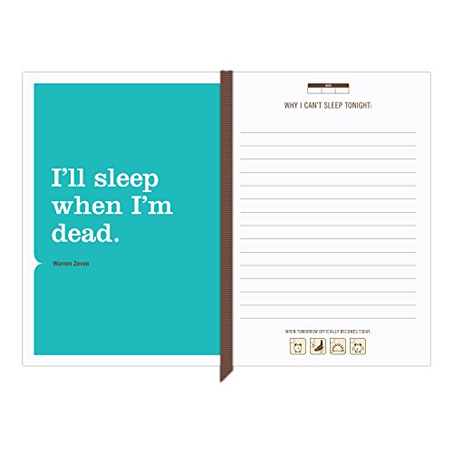 Knock Knock Mini Inner-Truth Journal, I Can't Sleep, 4 x 5.75 Inches (50077) (Mini IT)