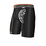 Shock Doctor 235 Compression Short w/AirCore Hard Cup Adult - Black