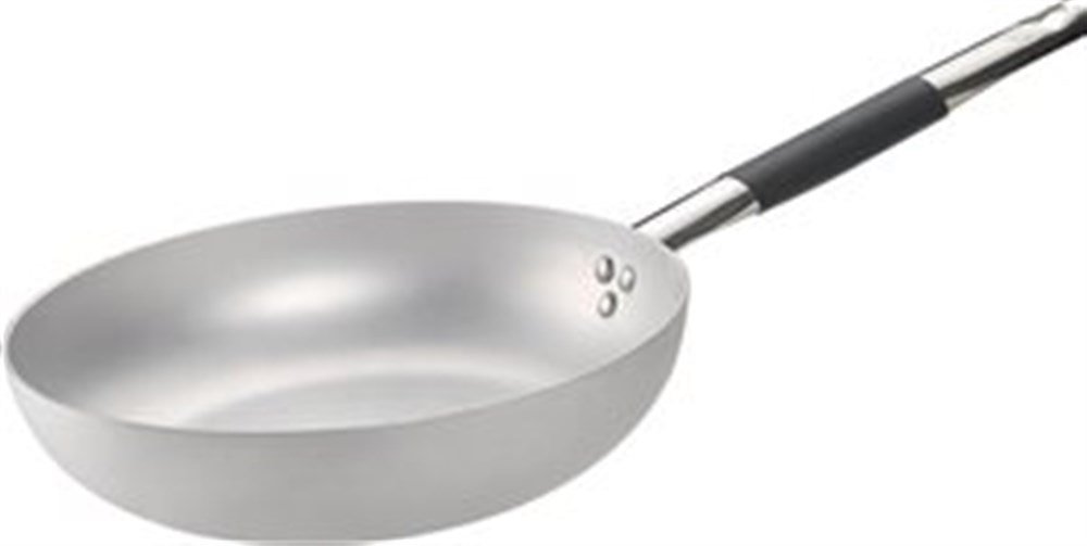 Pentole Agnelli ALMC111BPIC28 Aluminum Induction Line Countersunk Pan High, Induction bottom with 1 Cool Handle, 28 cm