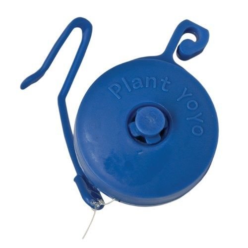 Plant Clip Yo-Yo for Branch Support by Happy Hydro with Retractable, Adjustable Length Line and Hook for Hydroponics and Greenhouses 20 Pack