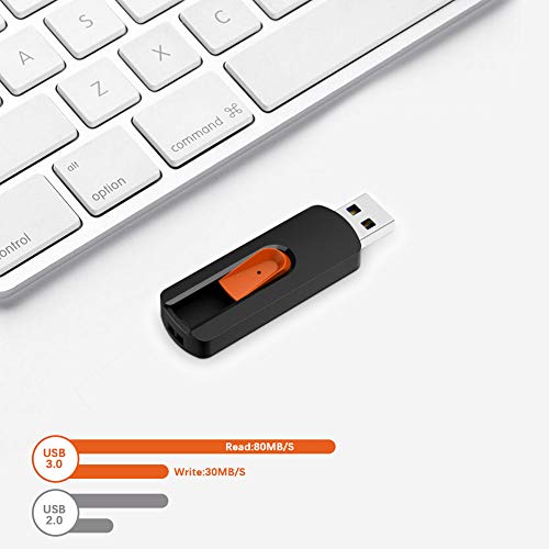 KEXIN 3 Stück 32GB USB Stick Speicherstick Rotate Metall Mehrfarbig Mehrfarbig High Speed USB 3.0 USB-Flash-Laufwerk… – Bild 3