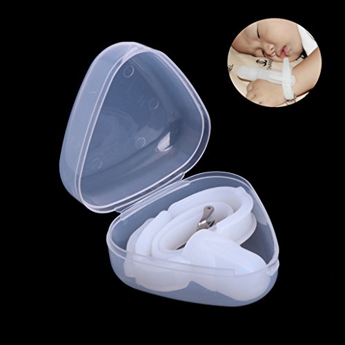 Stebcece Non-toxic Silicone Thumb Sucking Stop for Kids Finger Guard (B)