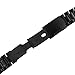 Pebble Time Round 20mm Watch Band, Threeeggs Stainless Steel Watch Strap Bracelet for Pebble Time Round 20mm Smart Watch (B - Black)