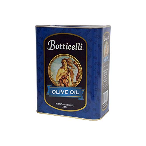 Botticelli Pure Olive Oil (Pack of 1) for Cooking, Frying, Sautéing & Grilling - Refined, Cold Pressed & Golden Extra…