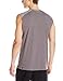 Champion Men's Double Dry Cotton Muscle Tee, Granite Heather/Oxford Gray, Medium