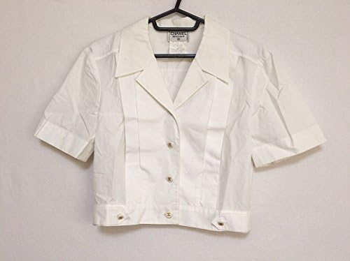 Amazon Co Jp シャネル Chanel シャツブラウス 半袖シャツブラウス レディース 白 97p 中古 服 ファッション小物