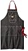 Dickies Chef Denim Bib Apron with Red Straps Shirt, -Black Denim, OS