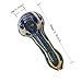 MYB 3.9 Inch Portable and Durable Flash Strip Stained Glass,Can be Used as a Collectible.（Yellow Blue)