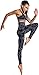 RUNNING GIRL Camo Leggings Gym Scrunch Butt Seamless High Waisted Tummy Control Stretch Workout Yoga Pants for Women (Black, XL)