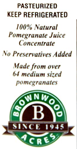 Wonderful Pomegranate Juice Concentrate by FruitFast - Non-GMO Gluten Free 100% Pomegranate Juice (64 Ounce)