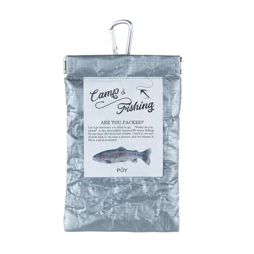 [HEMING'S] ゴミ箱ポーチ ポケッタブル トラッシュ ポーチ ニジマス商品画像