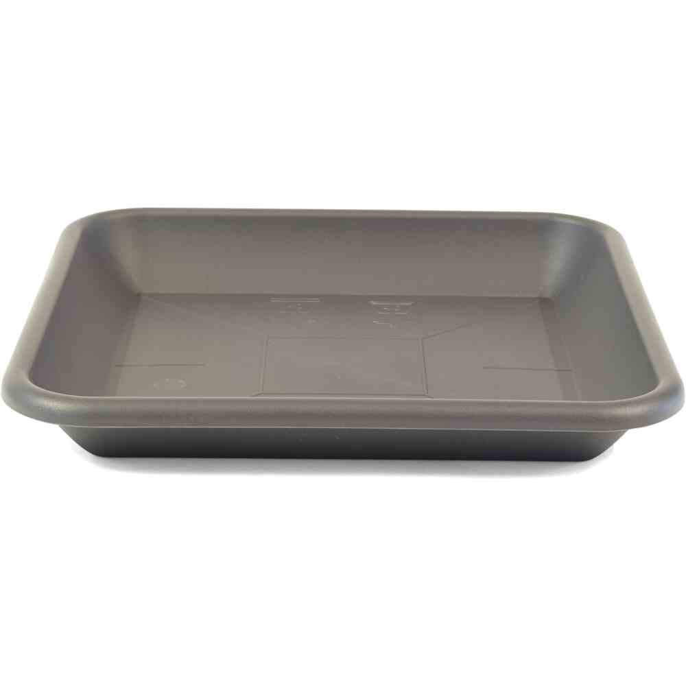Siena Garden Square Plant Pot Saucer for Quadro 33 Anthracite 28 x 28 cm