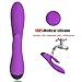 Vibrator Sex Toy Stimulator for Women SHEQU Rabbit Vibrating Clitoris Massager with 10 Different Stimulating Modes G Spot Dildo Vibe Adult Sex Vaginal Toy (Power Mark)