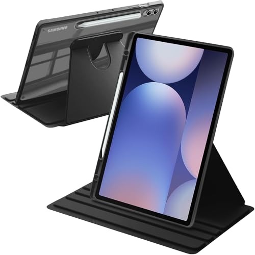 A-BEAUTY Hülle für Samsung Galaxy Tab S10+/Tab S9 FE+/S9+ 12,4 Zoll Schwarz