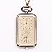 81stgeneration Men's Women's Analogue Quartz Dual Time Zone Pocket Watch Brass Pendant Necklace, 78 cm