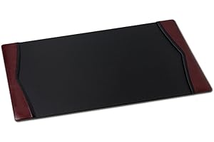 Dacasso Leather Desk Pad with Side Rails