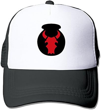 MG Custom 34th RedBull Infantry Division SSI Unisex Adjustable Sports Snapback Mesh Hat Black