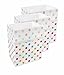 Clean Cubes 13 Gallon Disposable Pop-Up Trash Cans (3-Pack) with Fitted Bags – Foldable Garbage & Recycling Bins for Parties, Events & Kitchen (Polka Dot, 17