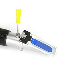 Hamh Optics&Tools Refractómetro apicultor de miel 12 27  humedad de la miel 58 90  Jarabe de azúcar. Para la apicultura, miel, Leche Condensada, azúcar, dulce de frutas y melaza, portátil