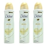 Dove Antiperspirant Body Spray 150Ml Silk Dry 3-Pack