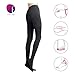 Fytto 2026 Women’s Microfiber Compression Pantyhose, 15-20mmHg Support Hosiery, Flight Stockings –X-Large,Black