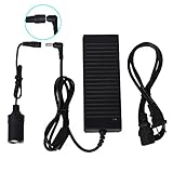 EVTECH 110V AC-12V 10A 120W DC Home Wall Universal Adapter Power Converter Car Cigarette Lighter Socket Volt Inverter Charger Supply Cord with Male Plug(5.5 x 2.1mm)