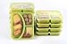 3 components Portion Weight Loss Control Container For Lunch Box Meals Prep fruit snacks kit- pack of 20 Airtight Also Kitchen Divided Storage Snack Port Bentos for Deli Health Tiffin