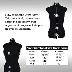 Black 13 Dials Female Fabric Adjustable Mannequin