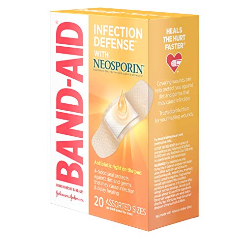 BandAid Brand Adhesive Bandages Infection Defense with Neosporin