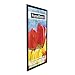 FrameStarr 24x36 Black Poster Frame, Pre-Assembled Black Poster Frame 24 x 36, Solid Composite Wood Frame for Wall Mounting