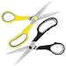 Scissors, 8 Inch Soft Comfort-Grip Handles & Stainless Steel Sharp Blades Perfect Scissors for Cutting Paper, 15 Pack